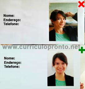 Como deve ser a foto do currículo