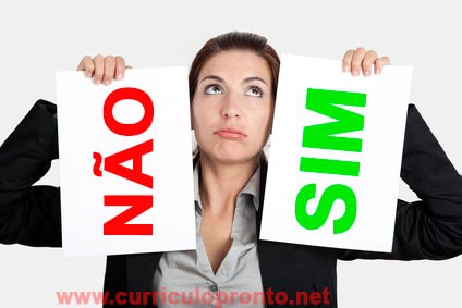 Currículo Sim ou Não?